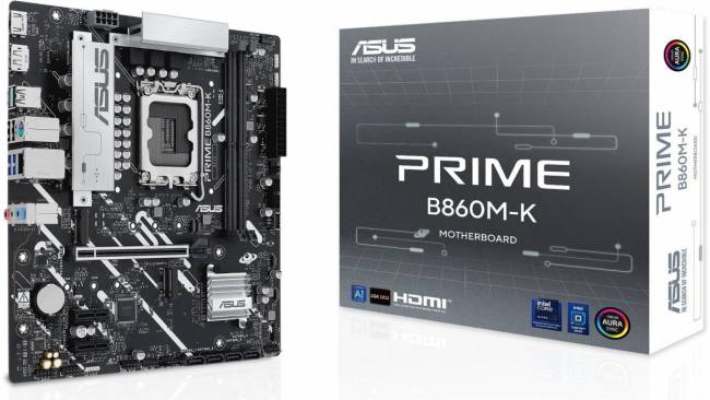 Материнская плата ASUS PRIME B860M-K — для бизнеса и офиса