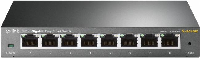 Коммутатор TP-Link TL-SG108E — для бизнеса и офиса Коммутатор TP-Link TL-SG108E — для бизнеса и офиса