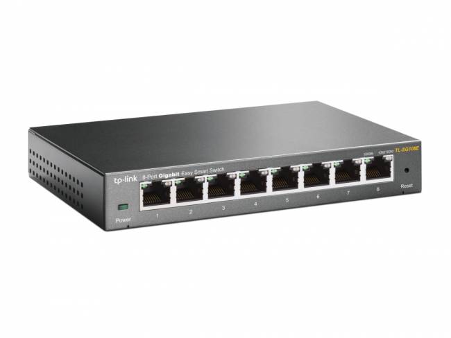 Коммутатор TP-Link TL-SG108E — для бизнеса и офиса Коммутатор TP-Link TL-SG108E — для бизнеса и офиса