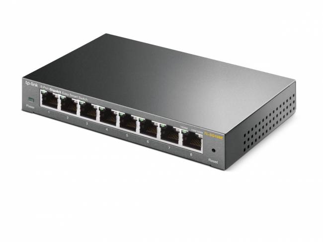 Коммутатор TP-Link TL-SG108E — для бизнеса и офиса Коммутатор TP-Link TL-SG108E — для бизнеса и офиса