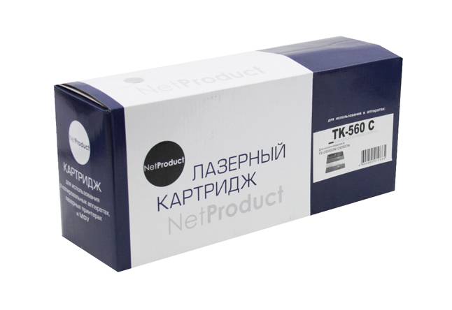Тонер-картридж NetProduct (N-TK-560C) для Kyocera FS-C5300DN/ECOSYS P6030, Восстанов., C, 10K — для бизнеса и офиса Тонер-картридж NetProduct (N-TK-560C) для Kyocera FS-C5300DN/ECOSYS P6030, Восстанов., C, 10K — для бизнеса и офиса