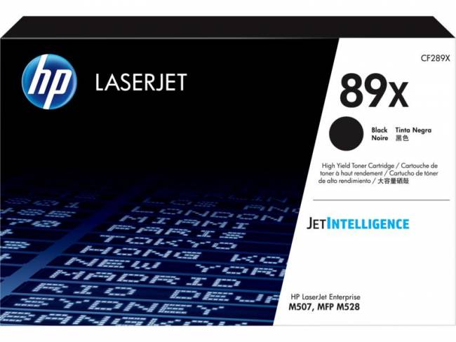 Тонер-картридж 89X для HP LJ M507/MFP M528, 10К чёрный CF289X — для бизнеса и офиса Тонер-картридж 89X для HP LJ M507/MFP M528, 10К чёрный CF289X — для бизнеса и офиса