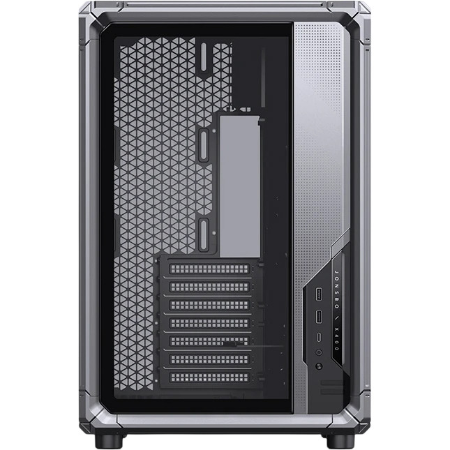 Корпус без блока питания JONSBO X400 Grey — для бизнеса и офиса