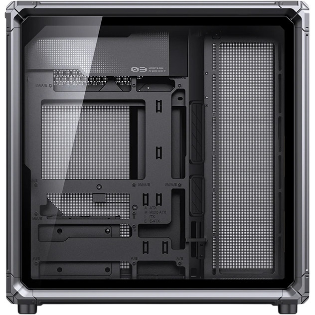 Корпус без блока питания JONSBO X400 Grey — для бизнеса и офиса