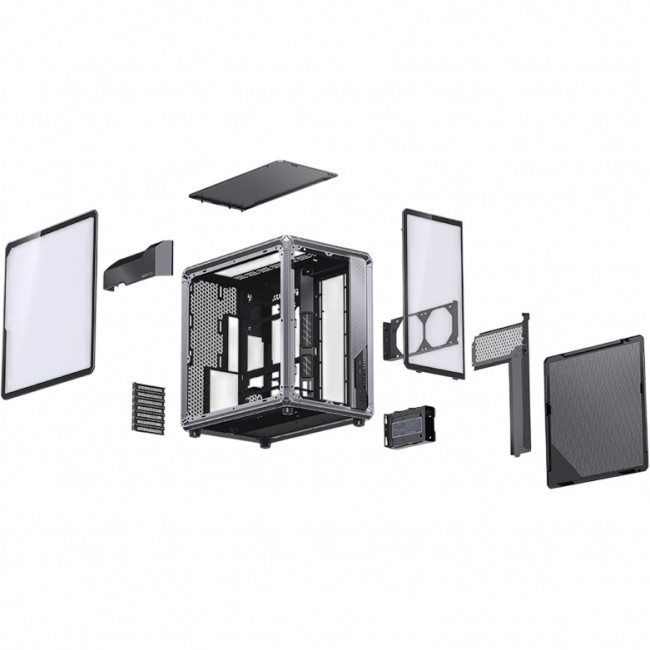 Корпус без блока питания JONSBO X400 Grey — для бизнеса и офиса