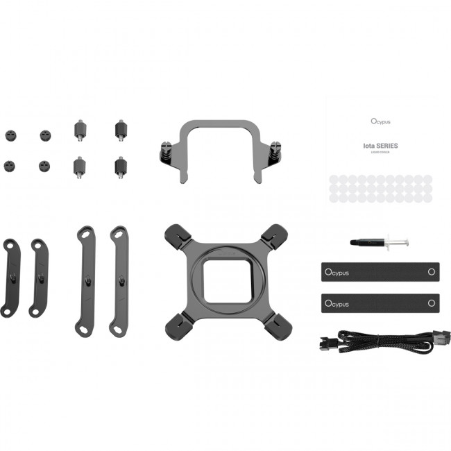 Система жидкостного охлаждения Ocypus Iota-L24-BK2ANWNN00X-GL Black — для бизнеса и офиса