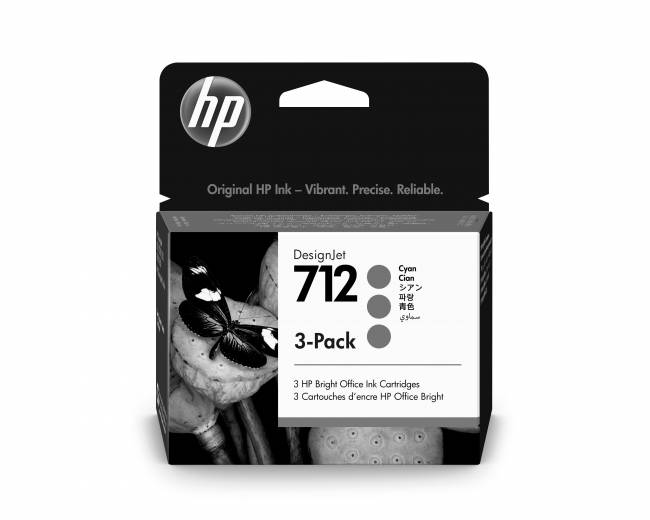 Картридж 712 для HP DJ T230/630, 29млХ3шт (О) голубой 3ED77A П/У — для бизнеса и офиса Картридж 712 для HP DJ T230/630, 29млХ3шт (О) голубой 3ED77A П/У — для бизнеса и офиса