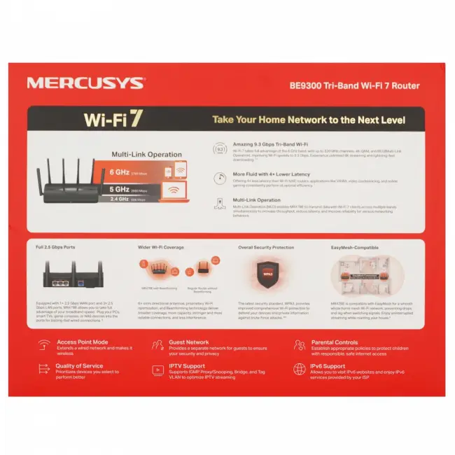 Маршрутизатор Mercusys Technologies CO MR47BE — для бизнеса и офиса Маршрутизатор Mercusys Technologies CO MR47BE — для бизнеса и офиса