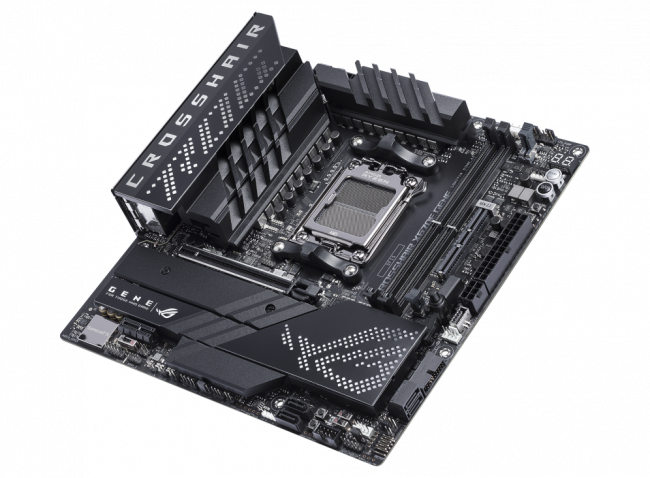 Материнская плата ASUS ROG CROSSHAIR X670E GENE — для бизнеса и офиса Материнская плата ASUS ROG CROSSHAIR X670E GENE — для бизнеса и офиса