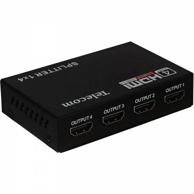 Разветвитель HDMI 1=>4 , каскадируемый , 1.4v+3D Telecom <TTS5020> Разветвитель Telecom HDMI F/4 x HDMI F (TTS5020) — для бизнеса и офиса Разветвитель HDMI 1=>4 , каскадируемый , 1.4v+3D Telecom <TTS5020> Разветвитель Telecom HDMI F/4 x HDMI F (TTS5020) — для бизнеса и офиса