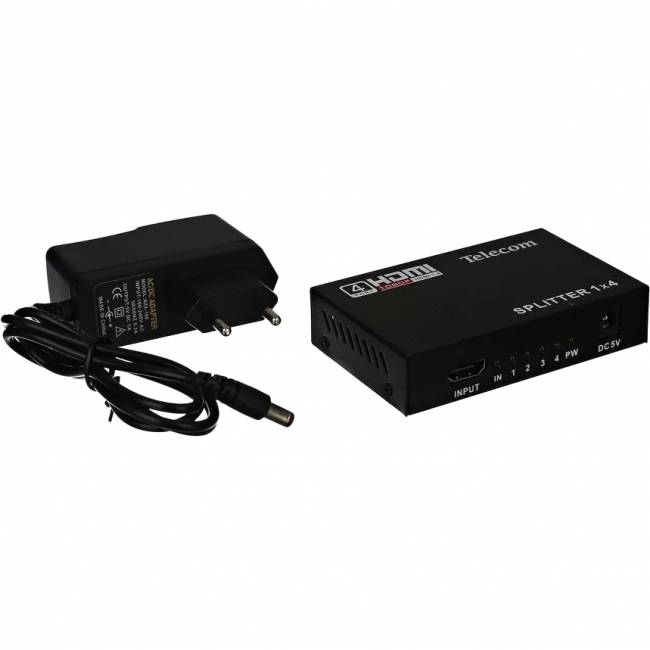 Разветвитель HDMI 1=>4 , каскадируемый , 1.4v+3D Telecom <TTS5020> Разветвитель Telecom HDMI F/4 x HDMI F (TTS5020) — для бизнеса и офиса Разветвитель HDMI 1=>4 , каскадируемый , 1.4v+3D Telecom <TTS5020> Разветвитель Telecom HDMI F/4 x HDMI F (TTS5020) — для бизнеса и офиса