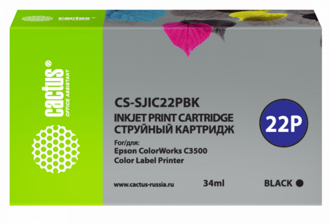 - Cactus CS-SJIC22PBK — для бизнеса и офиса - Cactus CS-SJIC22PBK — для бизнеса и офиса