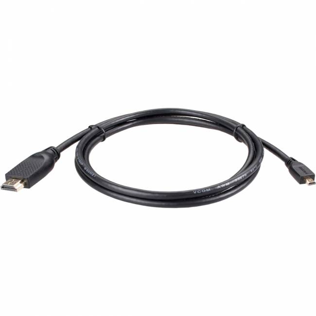Кабель HDMI-19M --MicroHDMI-19M ver 2.0 1.5m VCOM <CG587-1.5M> VCOM CG587-1.5M — для бизнеса и офиса Кабель HDMI-19M --MicroHDMI-19M ver 2.0 1.5m VCOM <CG587-1.5M> VCOM CG587-1.5M — для бизнеса и офиса