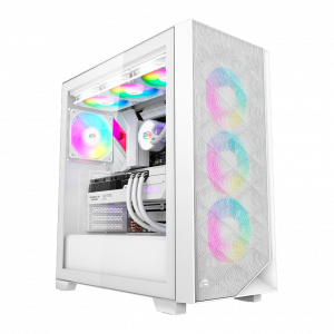 Корпус без блока питания PcCooler C3D510 WH ARGB