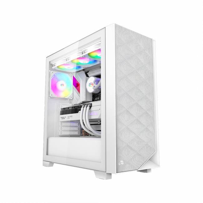 Корпус без блока питания PcCooler C3D510 WH ARGB — для бизнеса и офиса Корпус без блока питания PcCooler C3D510 WH ARGB — для бизнеса и офиса