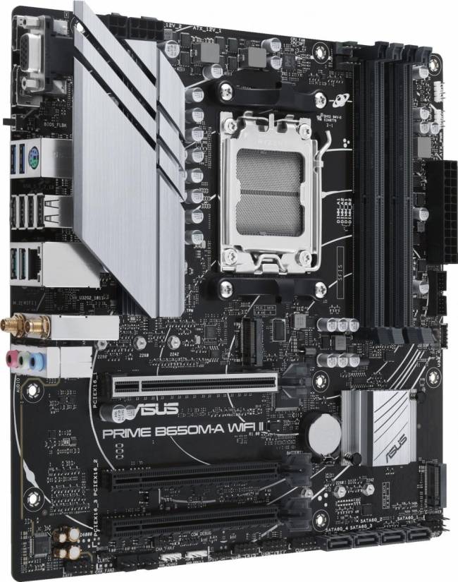 Материнская плата ASUS PRIME B650M-A WIFI II — для бизнеса и офиса Материнская плата ASUS PRIME B650M-A WIFI II — для бизнеса и офиса