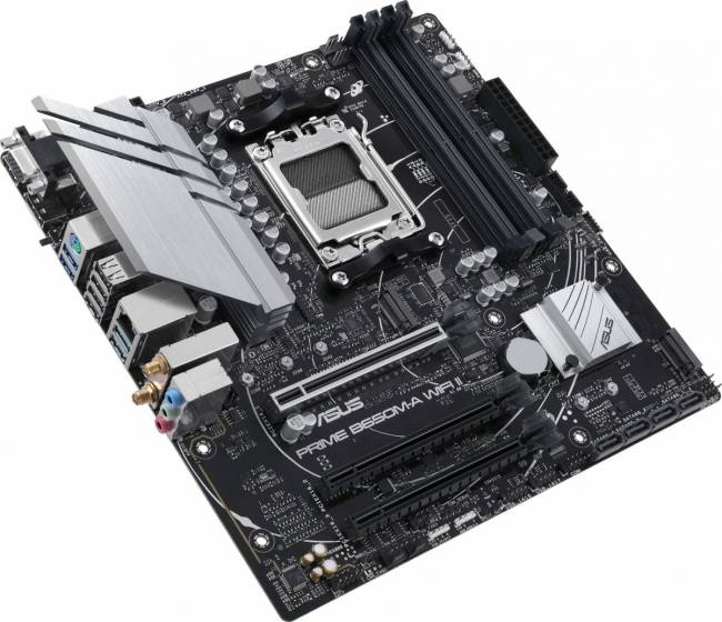 Материнская плата ASUS PRIME B650M-A WIFI II — для бизнеса и офиса Материнская плата ASUS PRIME B650M-A WIFI II — для бизнеса и офиса