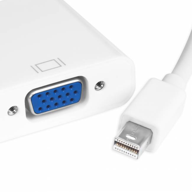 Greenconnect Адаптер-переходник Apple mini DisplayPort 20M > VGA 15F, GCR-MDP2VGA Greenconnect Apple mini DisplayPort 20M > VGA 15F — для бизнеса и офиса