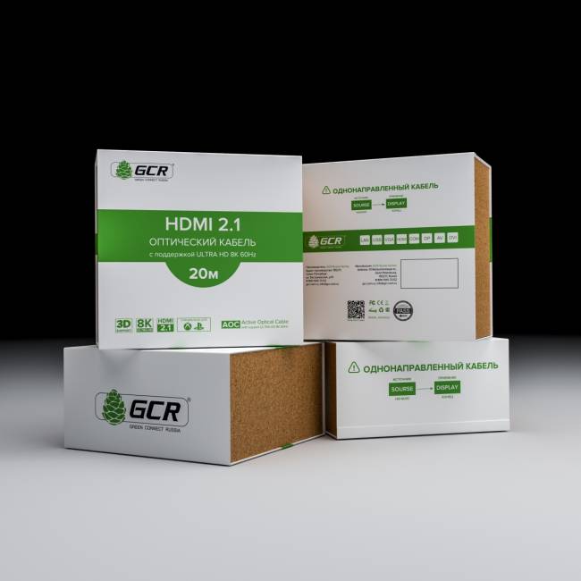 GCR Кабель 20m оптический HDMI 2.1 8K 60Hz, для подключения SmartTV, AppleTV, XBOX Series X, PS5, GCR-52435 Greenconnect HDMI (m) - HDMI (m) 20м — для бизнеса и офиса GCR Кабель 20m оптический HDMI 2.1 8K 60Hz, для подключения SmartTV, AppleTV, XBOX Series X, PS5, GCR-52435 Greenconnect HDMI (m) - HDMI (m) 20м — для бизнеса и офиса