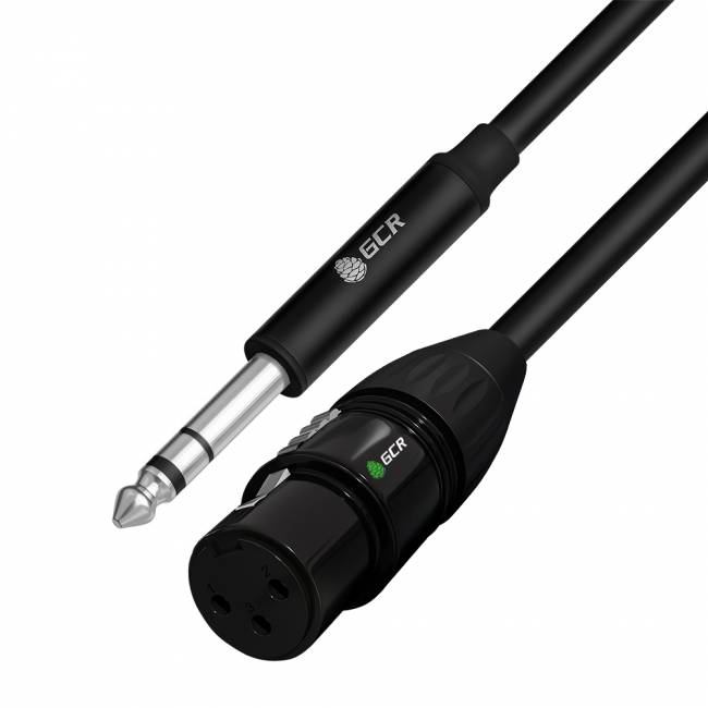 Кабель микрофонный jack 6,35mm / XLR Greenconnect GCR-53439 — для бизнеса и офиса Кабель микрофонный jack 6,35mm / XLR Greenconnect GCR-53439 — для бизнеса и офиса