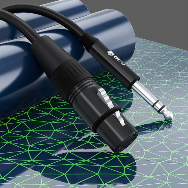 Кабель микрофонный jack 6,35mm / XLR Greenconnect GCR-53439 — для бизнеса и офиса Кабель микрофонный jack 6,35mm / XLR Greenconnect GCR-53439 — для бизнеса и офиса