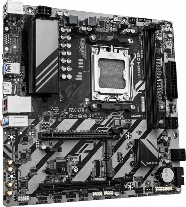 Материнская плата Gigabyte B840M D2H — для бизнеса и офиса Материнская плата Gigabyte B840M D2H — для бизнеса и офиса
