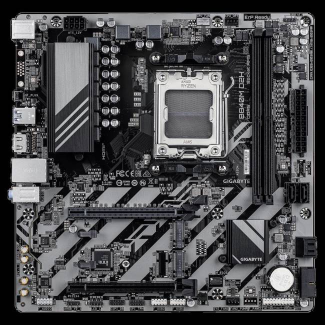 Материнская плата Gigabyte B840M D2H — для бизнеса и офиса Материнская плата Gigabyte B840M D2H — для бизнеса и офиса