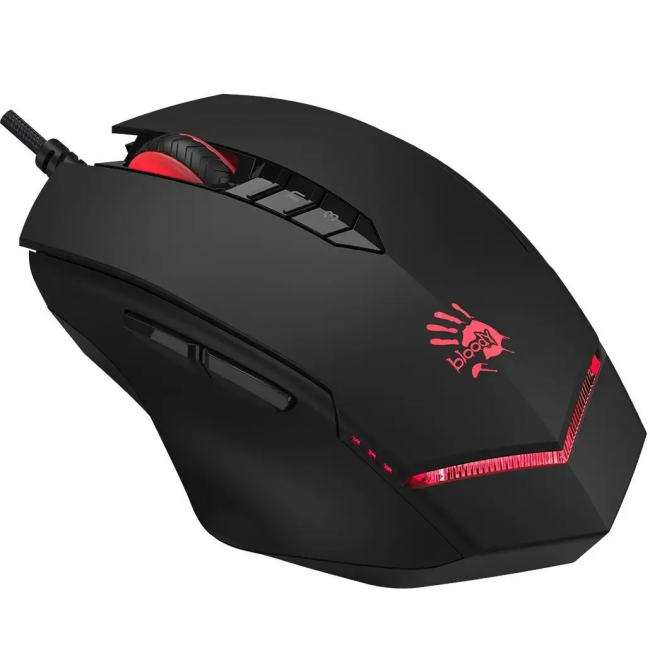 Мышь A4Tech Bloody V8 черный оптич. 3200dpi USB 8but A4Tech V8 — для бизнеса и офиса Мышь A4Tech Bloody V8 черный оптич. 3200dpi USB 8but A4Tech V8 — для бизнеса и офиса