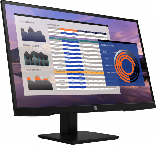 Монитор HP P27h G4 Full HD — для бизнеса и офиса Монитор HP P27h G4 Full HD — для бизнеса и офиса