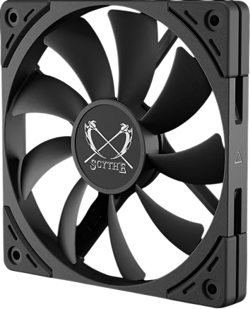 Кулер для корпуса Scythe Kaze Flex II 120 Slim Black — для бизнеса и офиса