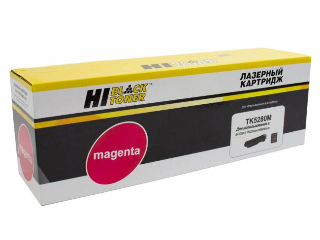 Тонер-картридж Hi-Black (HB-TK-5280M) для Kyocera ECOSYS P6235/M6235/M6635, M, 11K — для бизнеса и офиса Тонер-картридж Hi-Black (HB-TK-5280M) для Kyocera ECOSYS P6235/M6235/M6635, M, 11K — для бизнеса и офиса
