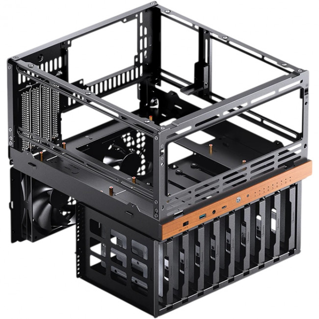 Корпус без блока питания JONSBO N6 Black — для бизнеса и офиса