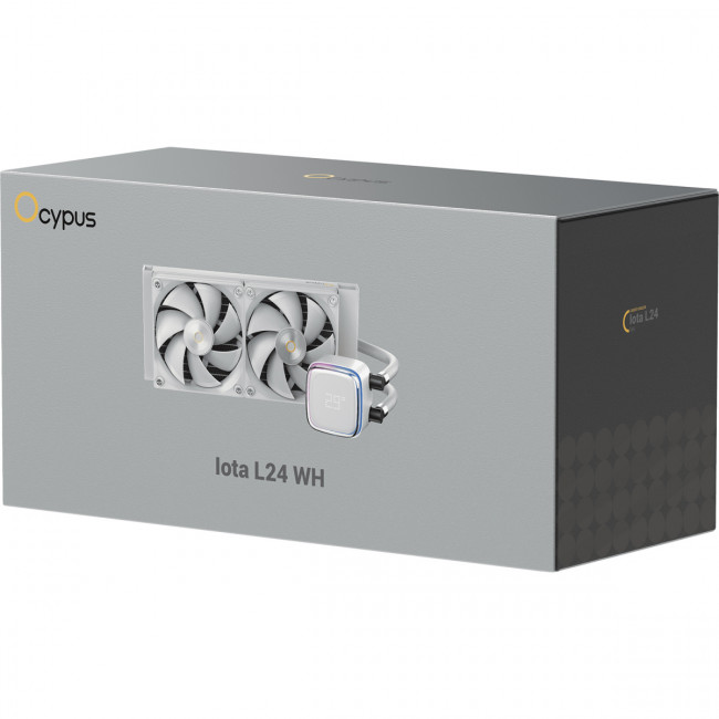 Система жидкостного охлаждения Ocypus Iota-L24-WH2ANWNN00X-GL White — для бизнеса и офиса Система жидкостного охлаждения Ocypus Iota-L24-WH2ANWNN00X-GL White — для бизнеса и офиса