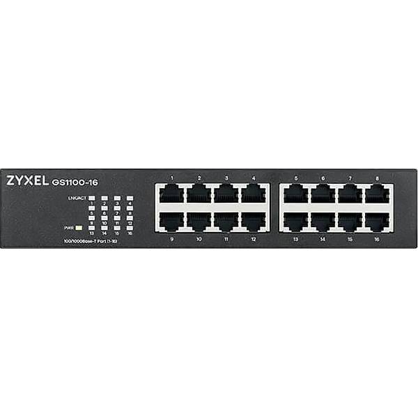 Коммутатор ZyXEL GS1100 (GS1100-16-EU0103F) — для бизнеса и офиса Коммутатор ZyXEL GS1100 (GS1100-16-EU0103F) — для бизнеса и офиса