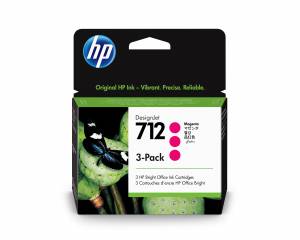 Картридж 712 для HP DJ T230/630, 29млХ3шт (O) пурпурный 3ED78A