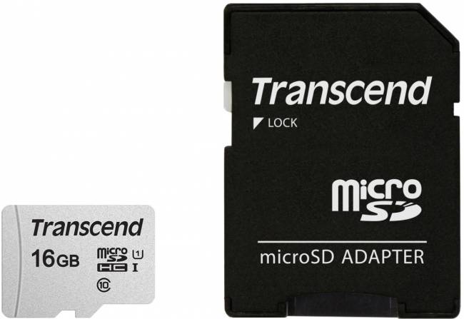 Карта памяти Transcend microSDHC 300S — для бизнеса и офиса Карта памяти Transcend microSDHC 300S — для бизнеса и офиса
