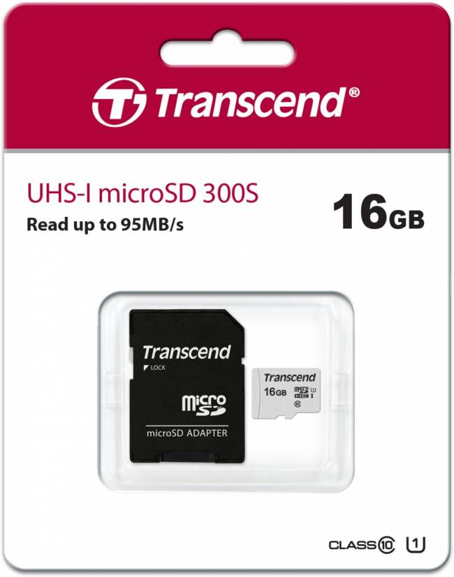 Карта памяти Transcend microSDHC 300S — для бизнеса и офиса Карта памяти Transcend microSDHC 300S — для бизнеса и офиса