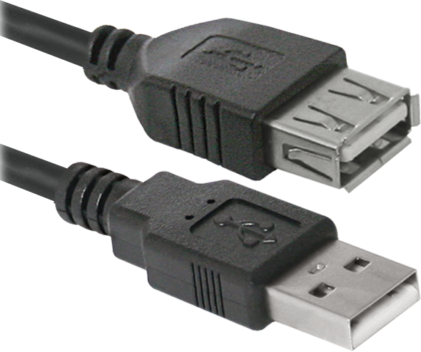 Defender USB кабель USB02-10 USB2.0 AM-AF, 3.0м Defender USB 2.0 Type-AM - USB 2.0 Type-AF 3м — для бизнеса и офиса Defender USB кабель USB02-10 USB2.0 AM-AF, 3.0м Defender USB 2.0 Type-AM - USB 2.0 Type-AF 3м — для бизнеса и офиса