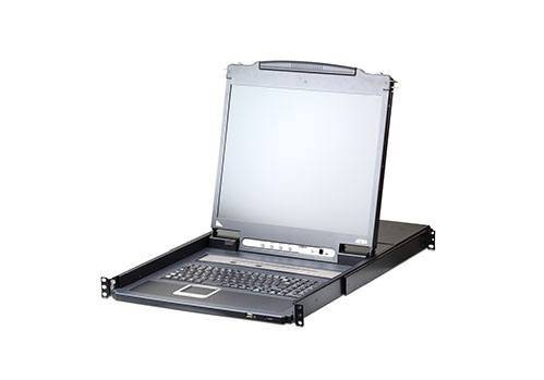 16-портовый IP KVM-переключатель с ЖК-дисплеем Slideaway/ATEN ATEN CL5716iMR — для бизнеса и офиса
