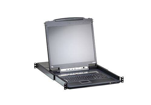16-портовый IP KVM-переключатель с ЖК-дисплеем Slideaway/ATEN ATEN CL5716iMR — для бизнеса и офиса