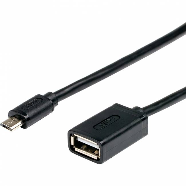 Кабель 0.1 m USB(Af) <=> microUSB OTG Кабель Atcom 0.1 м (AT3792) — для бизнеса и офиса Кабель 0.1 m USB(Af) <=> microUSB OTG Кабель Atcom 0.1 м (AT3792) — для бизнеса и офиса