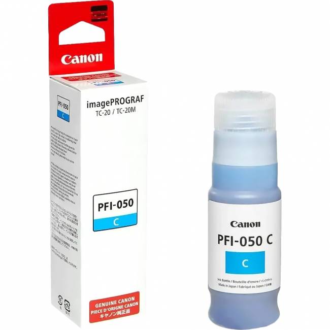 Картридж Canon PFI-050C CYAN (5699C001) — для бизнеса и офиса Картридж Canon PFI-050C CYAN (5699C001) — для бизнеса и офиса