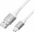 GCR QC Кабель 1.0m MicroUSB, быстрая зарядка, белый нейлон, AL корпус серебро, белый ПВХ, 28/24 AWG, GCR-52468 Кабель Greenconnect 1 м (GCR-52468) — для бизнеса и офиса
