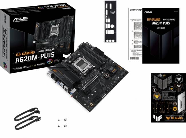 Материнская плата ASUS TUF GAMING A620M-PLUS — для бизнеса и офиса Материнская плата ASUS TUF GAMING A620M-PLUS — для бизнеса и офиса