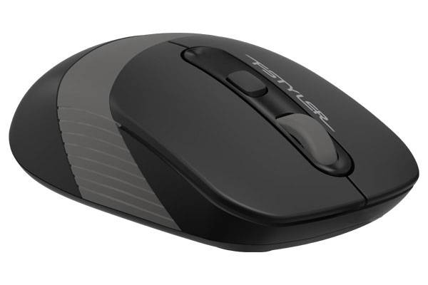 Мышь A4Tech Fstyler FG10 черный/серый оптич. 2000dpi беспров. USB 4but (FG10 GREY) A4Tech FG10 GREY — для бизнеса и офиса Мышь A4Tech Fstyler FG10 черный/серый оптич. 2000dpi беспров. USB 4but (FG10 GREY) A4Tech FG10 GREY — для бизнеса и офиса