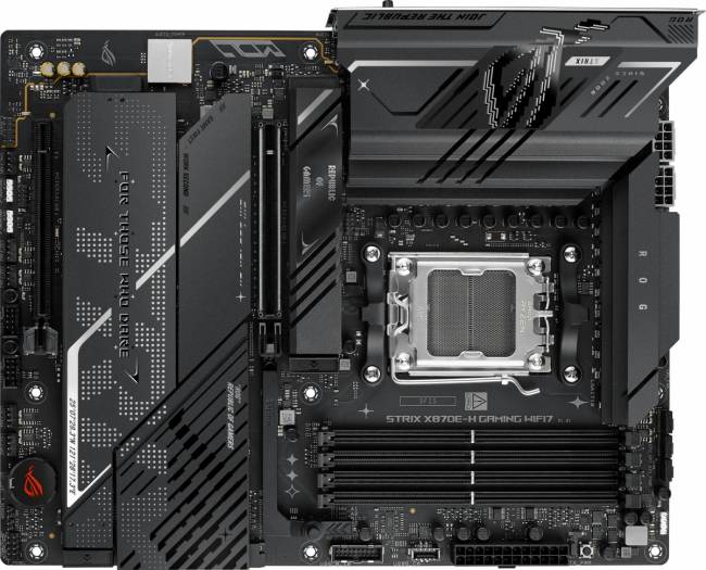 Материнская плата ASUS ROG STRIX X870E-H GAMING WIFI7 — для бизнеса и офиса Материнская плата ASUS ROG STRIX X870E-H GAMING WIFI7 — для бизнеса и офиса