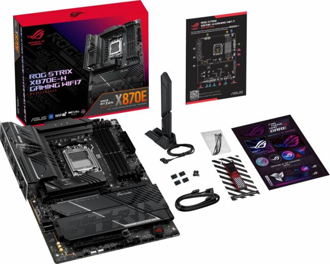 Материнская плата ASUS ROG STRIX X870E-H GAMING WIFI7 — для бизнеса и офиса Материнская плата ASUS ROG STRIX X870E-H GAMING WIFI7 — для бизнеса и офиса