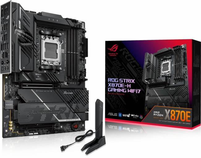 Материнская плата ASUS ROG STRIX X870E-H GAMING WIFI7 — для бизнеса и офиса Материнская плата ASUS ROG STRIX X870E-H GAMING WIFI7 — для бизнеса и офиса