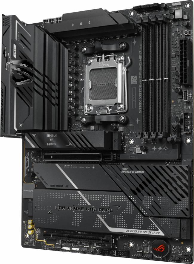 Материнская плата ASUS ROG STRIX X870E-H GAMING WIFI7 — для бизнеса и офиса Материнская плата ASUS ROG STRIX X870E-H GAMING WIFI7 — для бизнеса и офиса