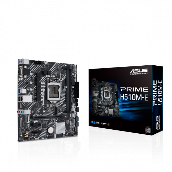 Материнская плата ASUS PRIME H510M-E — для бизнеса и офиса Материнская плата ASUS PRIME H510M-E — для бизнеса и офиса